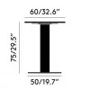 Обеденный стол - Обеденный стол Tube Table - Tom Dixon