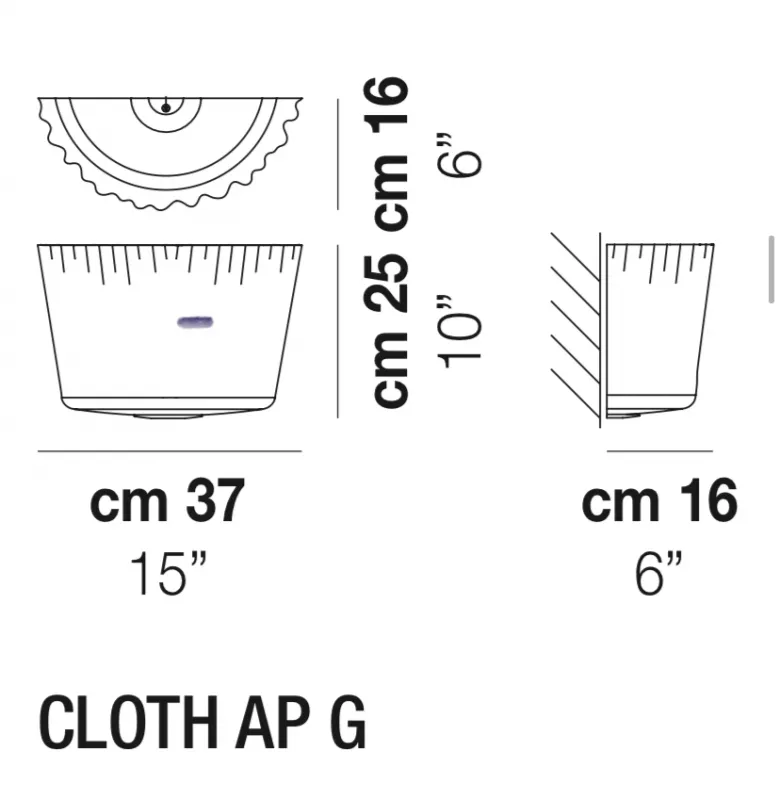 Бра - Бра Cloth - Vistosi