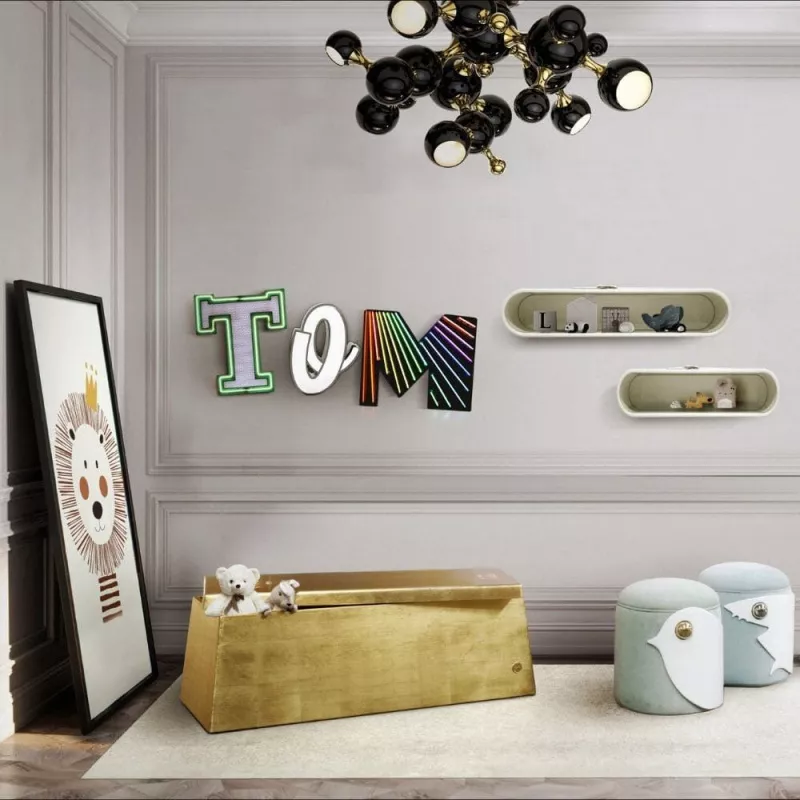 Торшер - Торшер Letter M Graphic - Delightfull