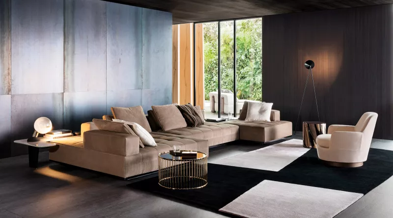 Диван - Диван Lawrence Clan - Minotti
