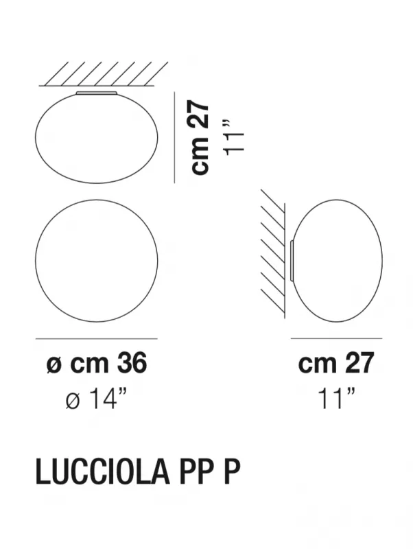 Бра - Бра Lucciola - Vistosi