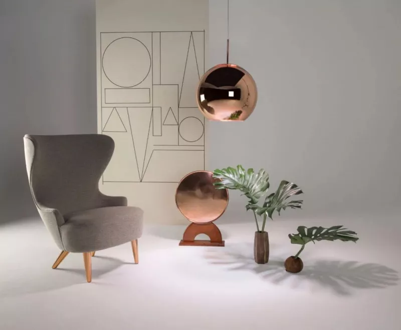 Подвесной светильник - Подвесной светильник Copper Round - Tom Dixon