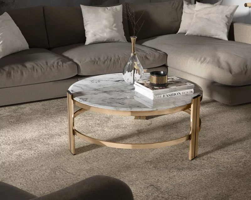 Журнальный столик - Журнальный Cтолик Marie Center Table Small - Castro Lighting