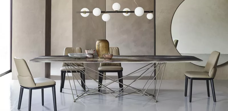 Обеденный стол - Обеденный Стол Gordon Crystalart - Cattelan Italia