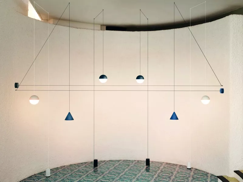 Подвесной светильник - Подвесной светильник String Light Cone F6487030 - Flos