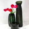 Ваза - Ваза MATHURA XL black steelgrey - Guaxs