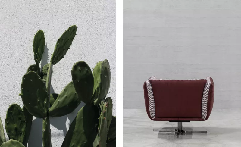 Кресло - Кресло Amélie 1Pg_Swivel Armchair - Cierre