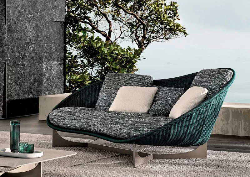 Диван - Уличный диван Lido "Cord" Outdoor - Minotti