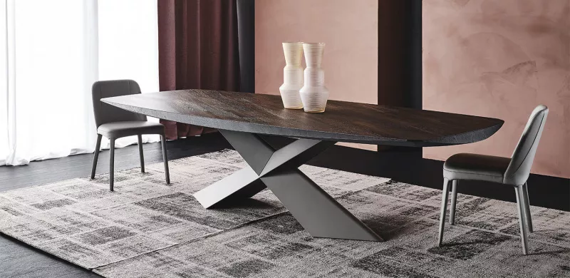 Обеденный стол - Обеденный Стол Tyron Wood - Cattelan Italia