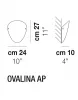 Бра - Бра Ovalina - Vistosi