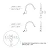 Бра - Бра Flexiled Ap L.60 Steel - Contardi