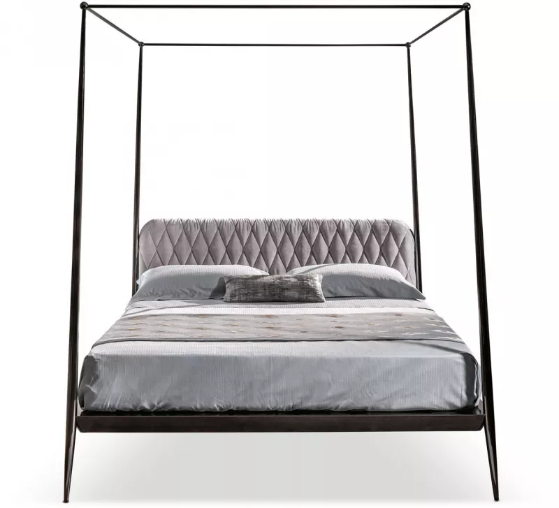 Кровать - Кровать Urbino Upholstered Headboard Canopy Bed - Cantori