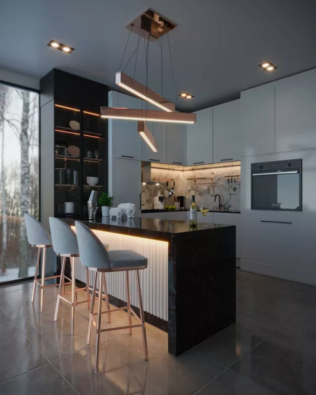 Барный стул - Барный cтул Penelope Bar Chair - Castro Lighting