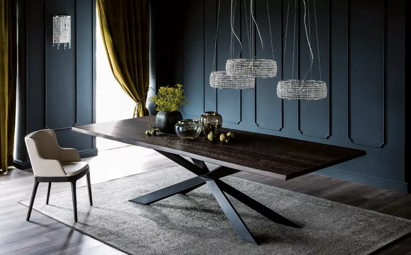Обеденный стол - Обеденный Стол Spyder Wood - Cattelan Italia