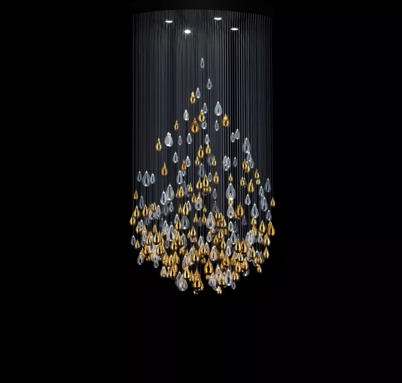 Подвесной светильник - Подвесной светильник Droplets Large on Ceiling Sculpture - Lasvit