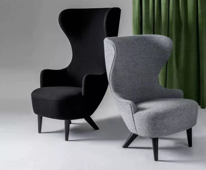 Кресло - Кресло Wingback Quickship - Tom Dixon