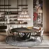 Обеденный стол - Обеденный Стол Skorpio Ker-Wood Round - Cattelan Italia
