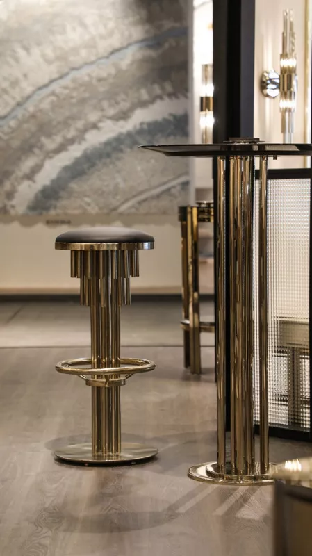Барный стул - Барный cтул Projection Bar Stool - Castro Lighting