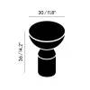 Ваза - Ваза Tank Vase Large - Tom Dixon
