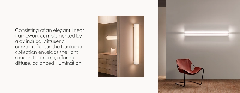 Бра - Бра Kontorno 6414 - Vibia