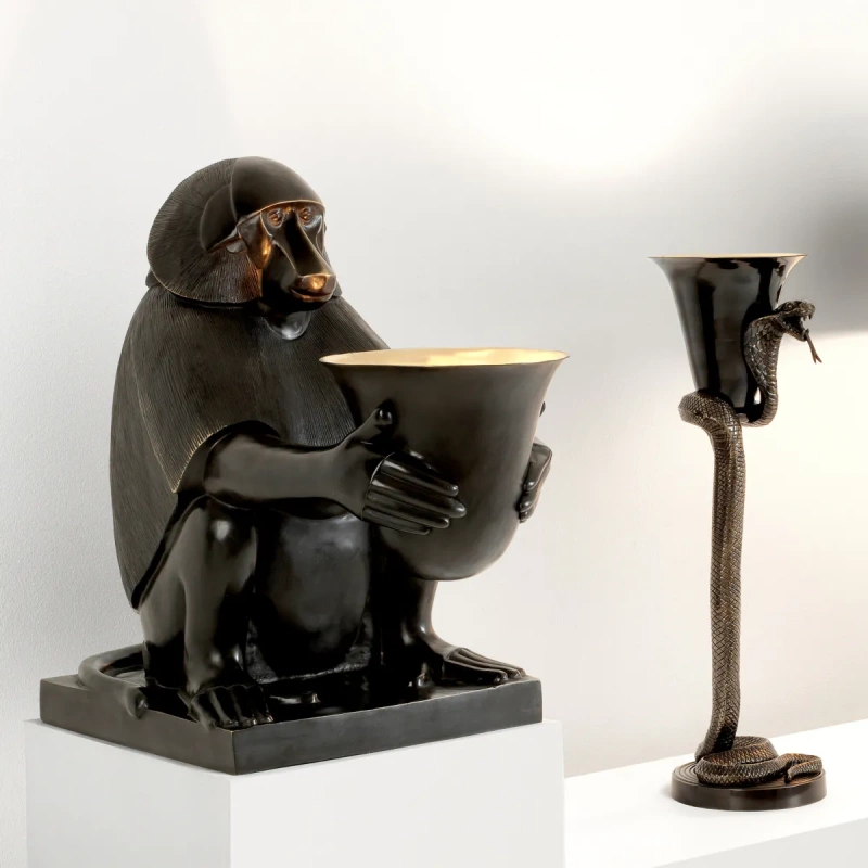 Настольная лампа - Настольная лампа Art Deco Monkey 106931 - Eichholtz