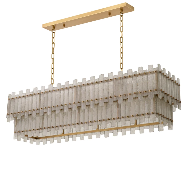 Подвесной светильник - Подвесной светильник Chandelier Caprera rectangular 115819 - Eichholtz