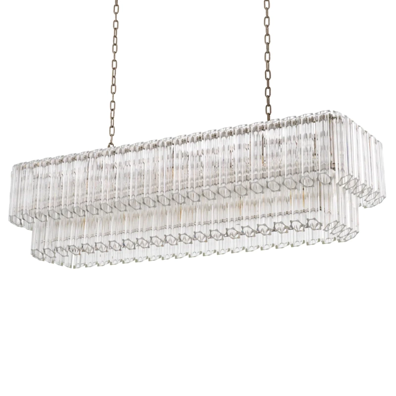 Подвесной светильник - Подвесной светильник Chandelier Vittoria rectangular 115079 - Eichholtz