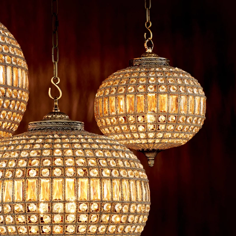 Подвесной светильник - Подвесной светильник Chandelier Kasbah Oval S 106267 - Eichholtz