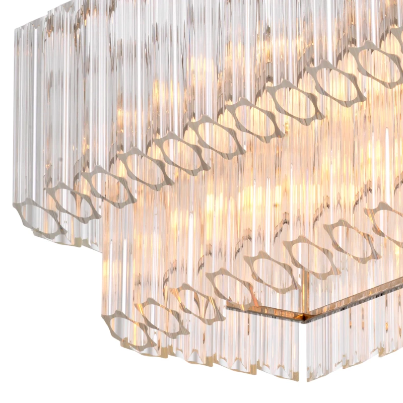 Подвесной светильник - Подвесной светильник Chandelier Vittoria rectangular 115079 - Eichholtz