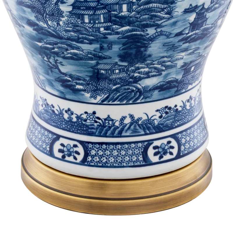 Настольная лампа - Настольная лампа Table Lamp Chinese Blue 112085 - Eichholtz